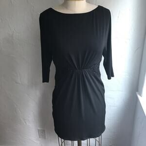 laundry by design black cocktail mini dress size 2